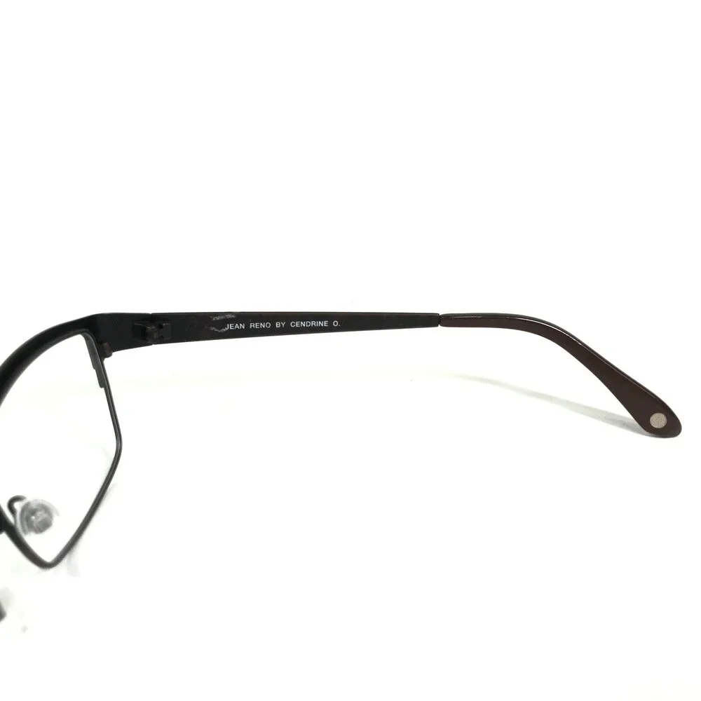 Jean Reno Eyeglasses Frames 1568 C2 Brown Tortoise Square Full Rim 54-19-140